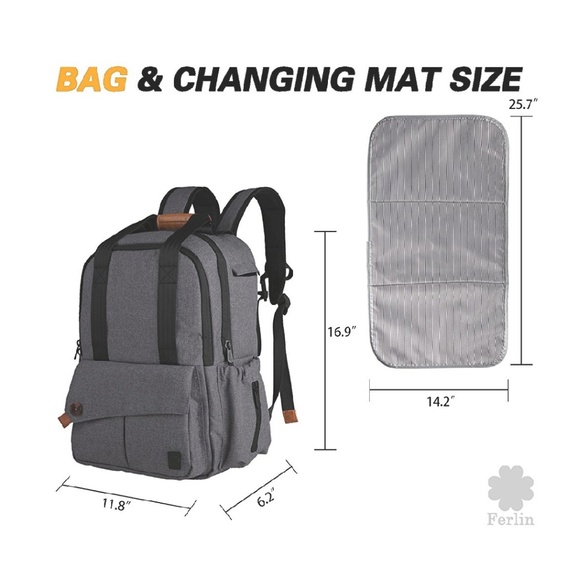 Baby diaper backpack - Picture 2 of 5